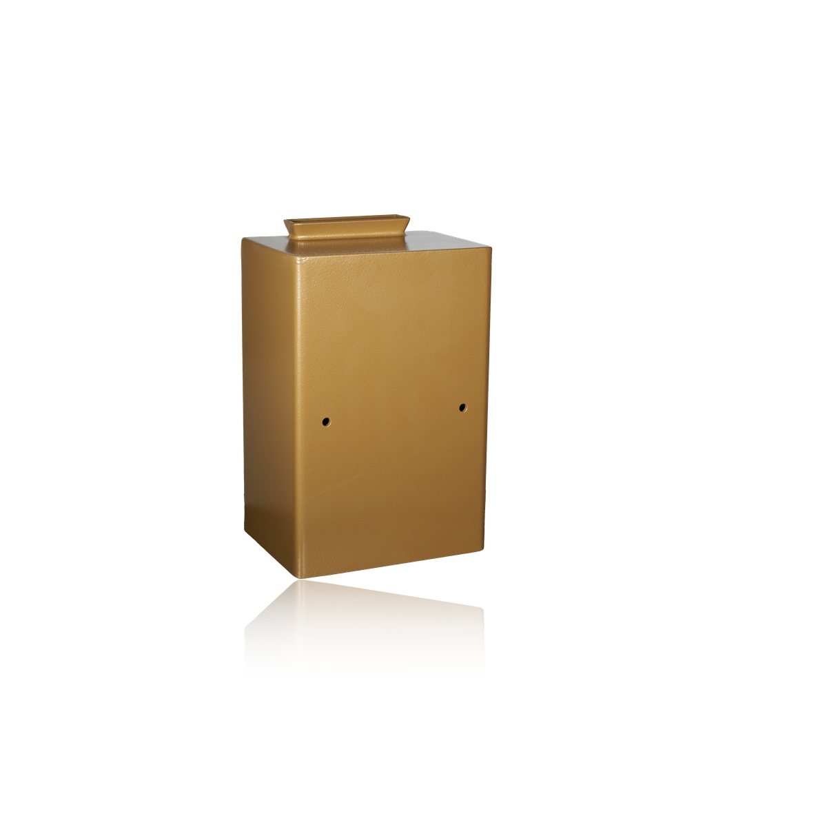 Offering box | Gold - Copper | Corner Slot | Heavy Design | High Quality | Church Safe | Donation Safe