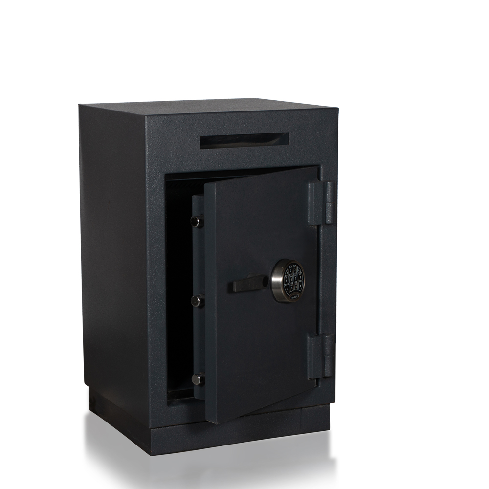 02-12201-Einwurftresor-Deposittresor-300-KG-Sicherheitsstufe-B-gastro Coffre-fort de dépôt | Entreprises | Coffre-fort de dépôt 210 KG | Niveau de sécurité B | Securam PinCode Lock