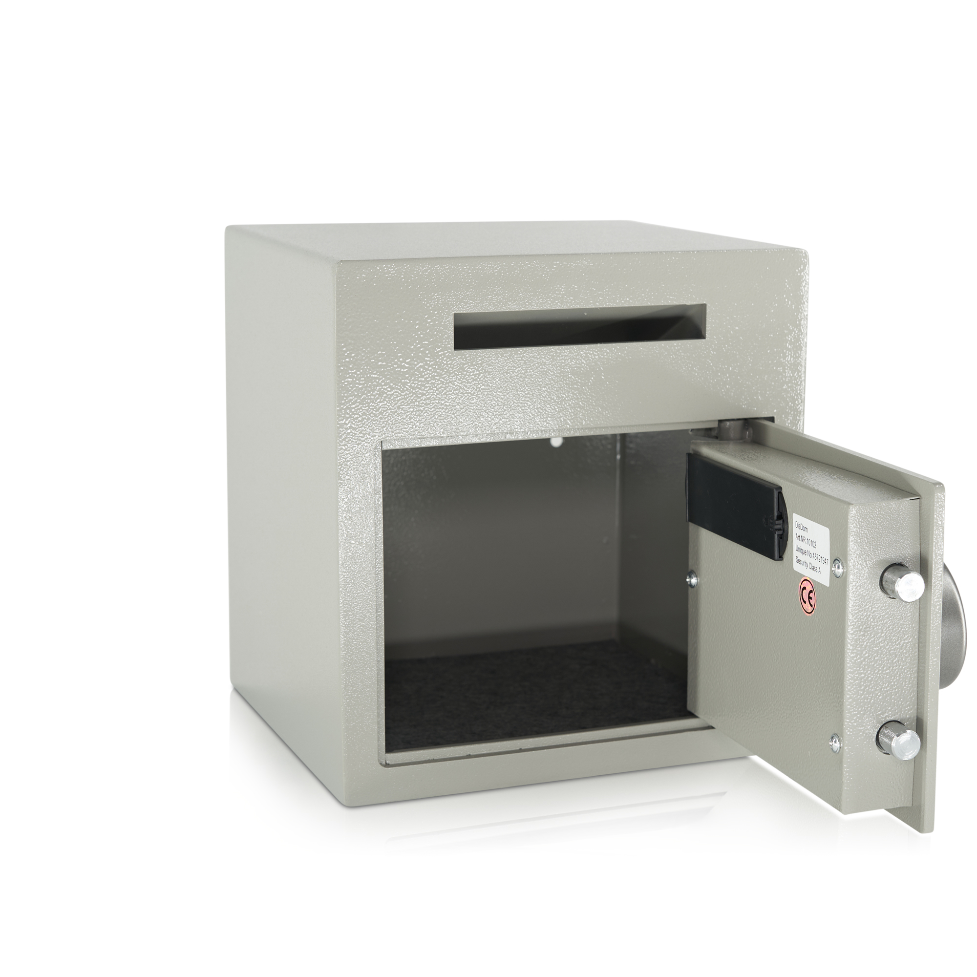 04-10102_2023_einwurftresor-deposittresor-einwurfschlitz Coffre-fort de dépôt | Clients professionnels | Serrure électronique à code PIN | Depositsafe
