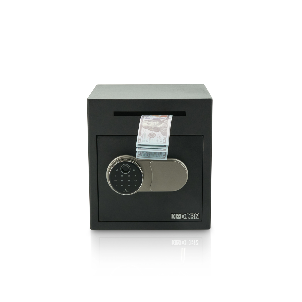 Deposit safe with fingerprint PIN code lock | Fingerprint scanner | Gastronomy