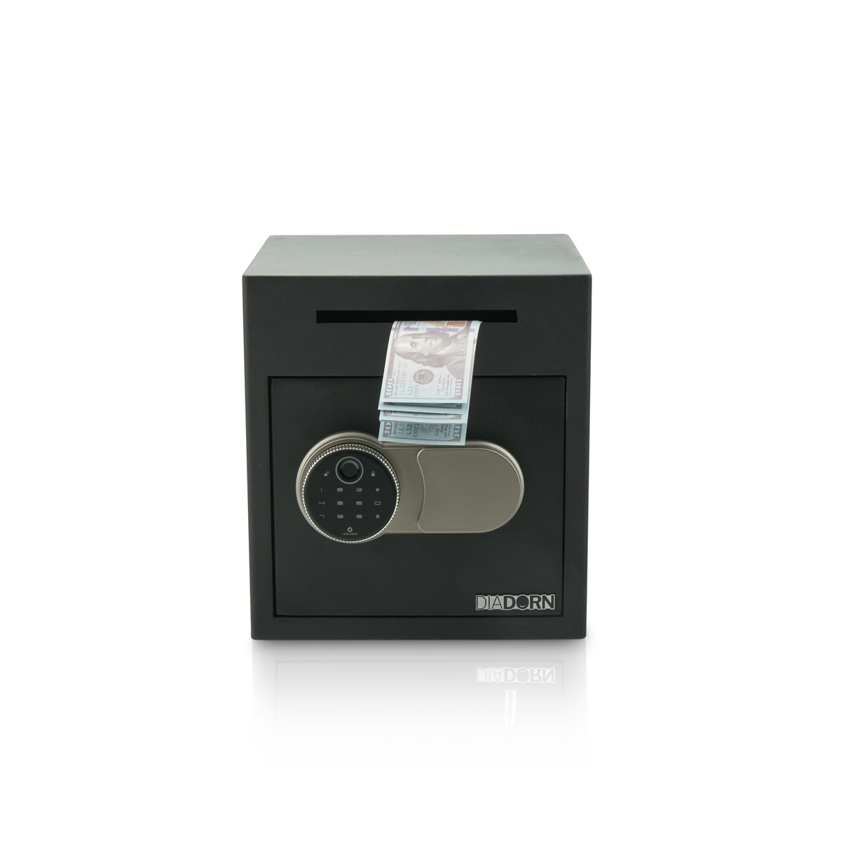 Coffre-fort de dépôt avec serrure à code PIN avec empreinte digitale | Scanner d'empreintes digitales | Gastronomie Coffre-fort de dépôt avec serrure à code PIN avec empreinte digitale | Scanner d'empreintes digitales | Gastronomie
