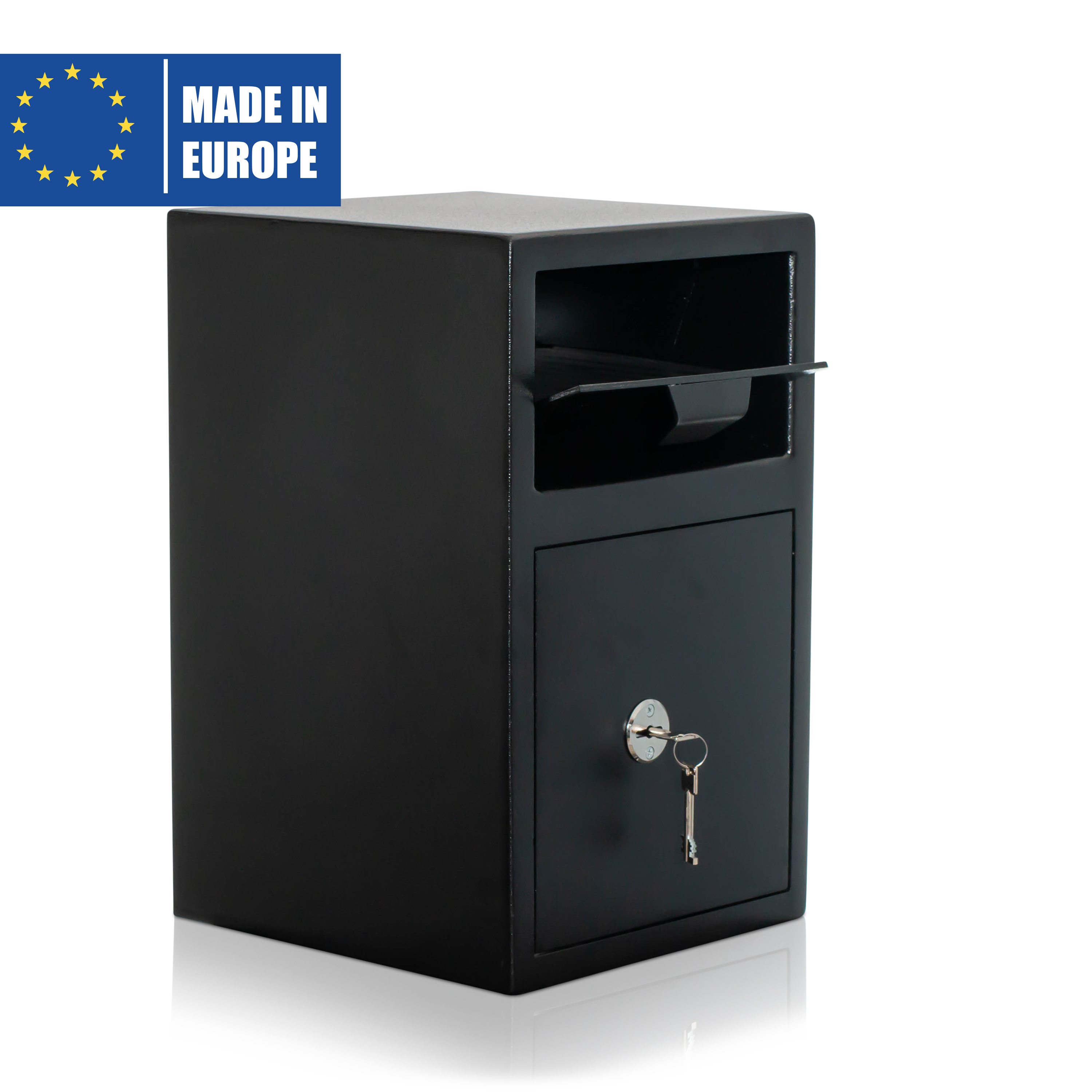 01-10423-Einwurftresor-sicherheitsstufe-b-einwurfklappe-Deposittresor-doppelwandig_eu Einwurftresor mit Einwurfklappe | Sicherheitsstufe B | VDMA 24992 | Deposittresor | Made in EU