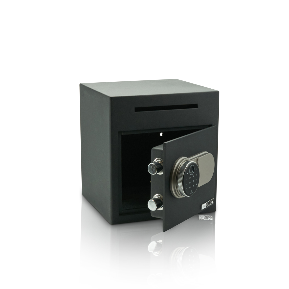 Coffre-fort de dépôt avec serrure à code PIN avec empreinte digitale | Scanner d'empreintes digitales | Gastronomie Coffre-fort de dépôt avec serrure à code PIN avec empreinte digitale | Scanner d'empreintes digitales | Gastronomie