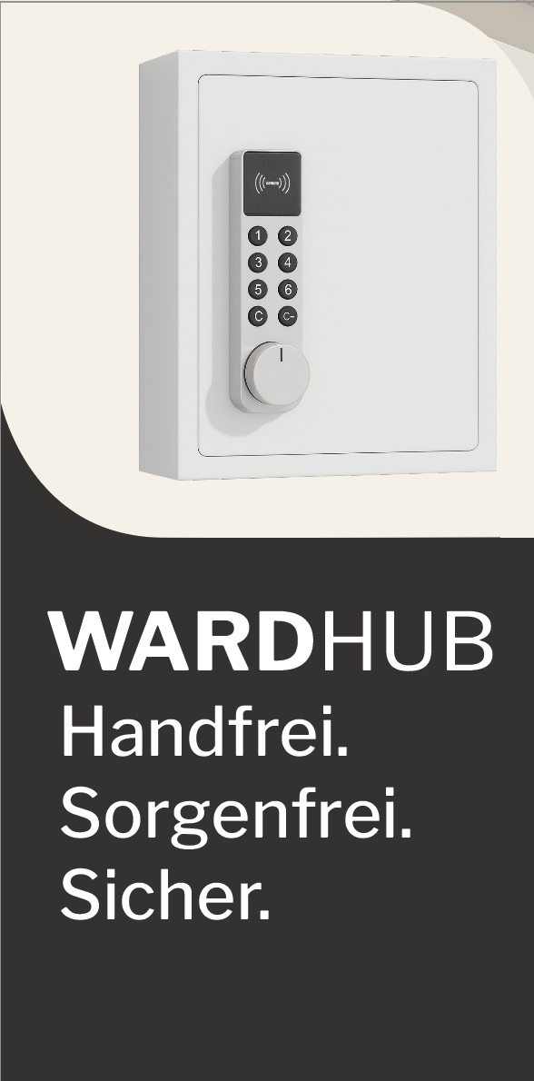 WardHUB – der kompakte Wertsachen-Safe von DiaDorn
