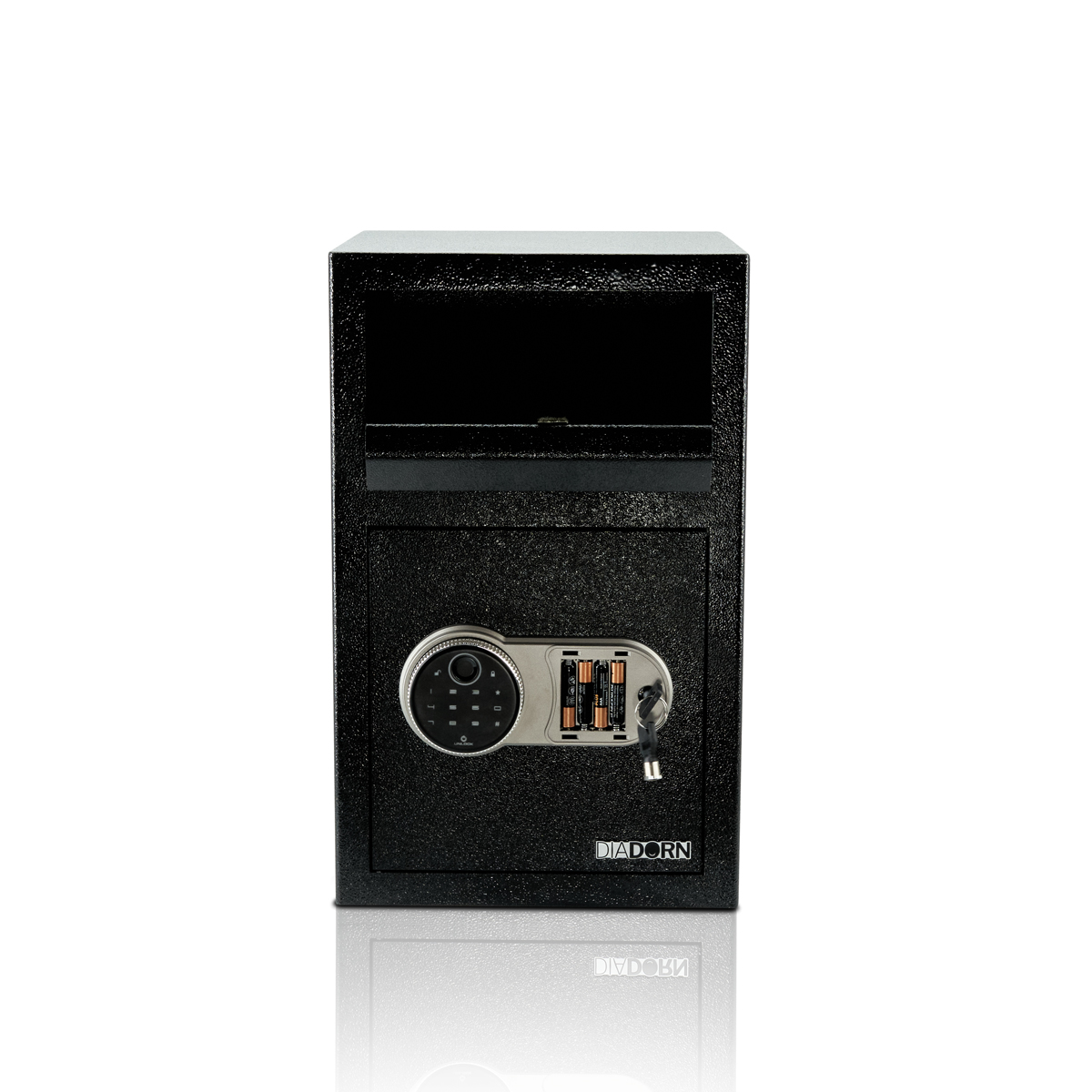 Einwurftresor mit Einwurfklappe mit Fingerprint Pin-Code Schloss | Fingerabdruck Scanner Einwurftresor mit Einwurfklappe mit Fingerprint Pin-Code Schloss | Fingerabdruck Scanner